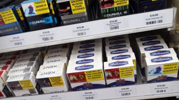 Cigarros a la venta en un establecimiento de Nueva Zelanda.