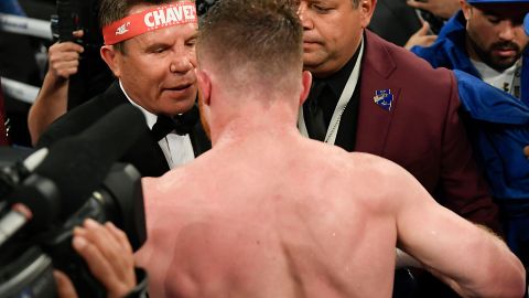 Julio César Chávez y Canelo Álvarez