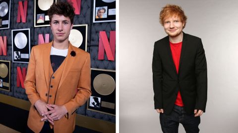 Juanpa Zurita y Ed Sheeran | Getty Images.