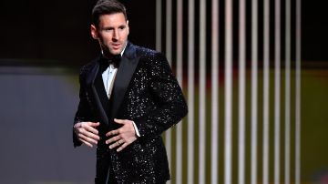 Messi coincidió con Tom Holland en la gala del Balón de Oro.