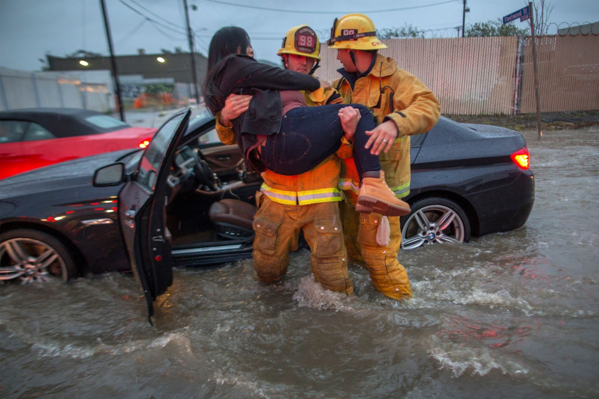 Thousands of Californians forced to evacuate their homes due to flooding caused by a severe storm