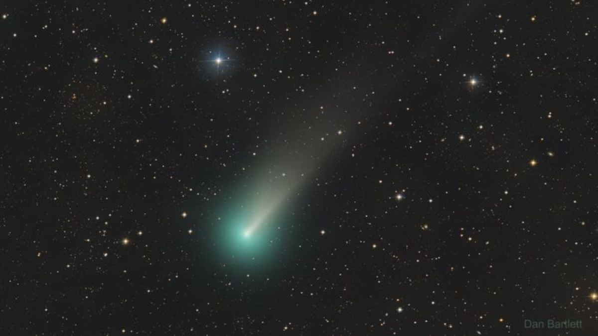 Así se veía el cometa Leonard la semana pasada, cuando un equipo de la NASA capturó la foto.