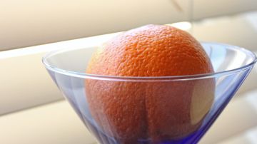 Naranja en restaurante