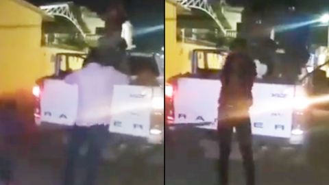 Cártel de la Familia Michoacana irrumpe en fiesta y tablea a personas.