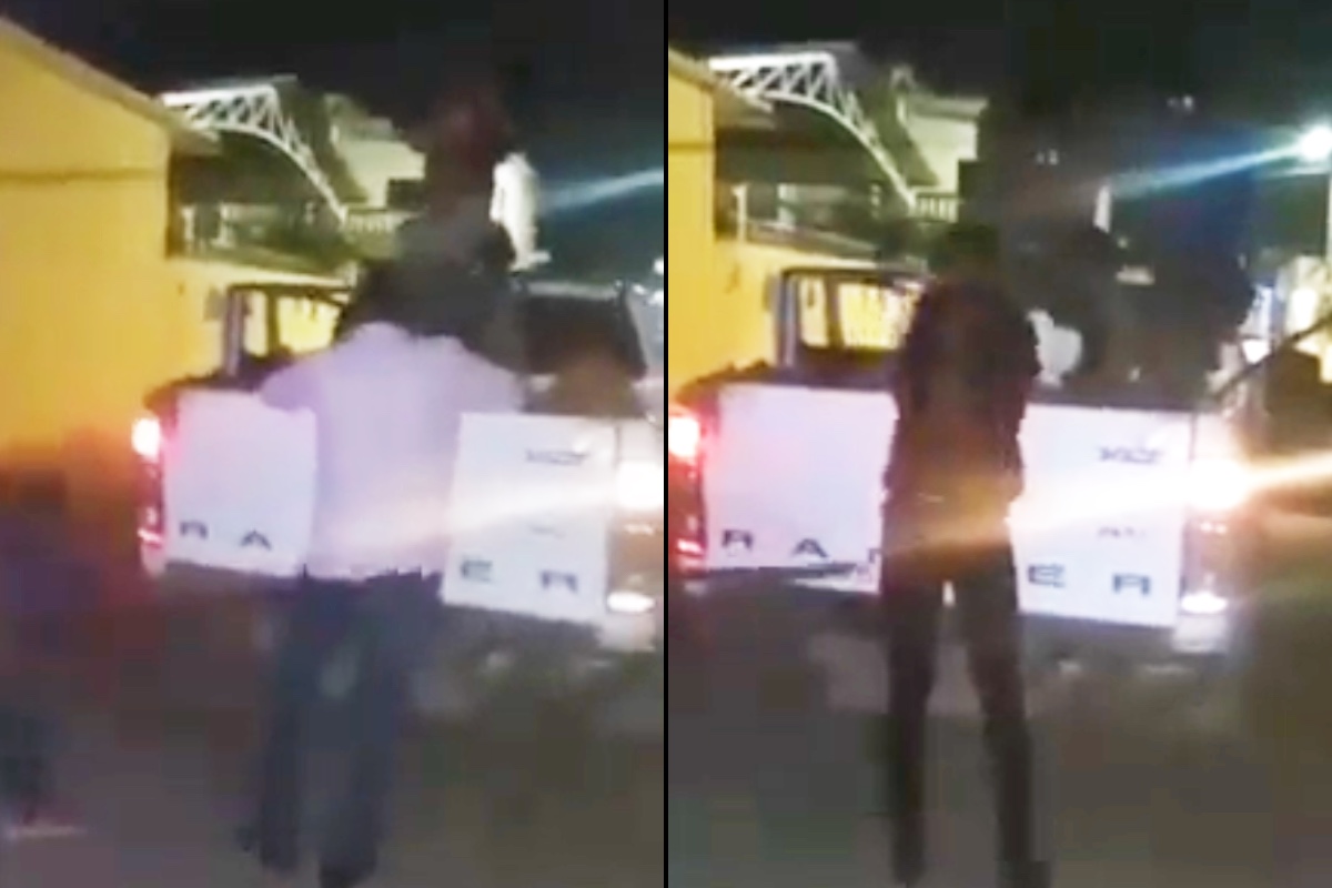 Video: Cartel de la Familia Michoacana breaks into a party and tackles people for not respecting their curfew