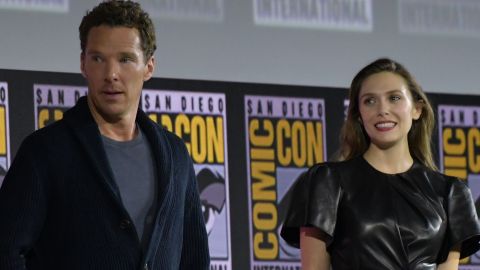 Benedict Cumberbatch y Elizabeth Olsen