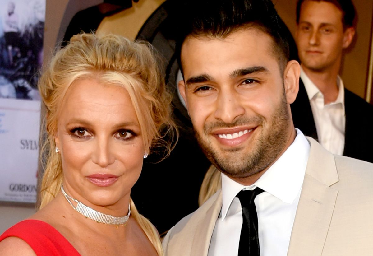 Britney Spears and her boyfriend Sam Asghari.