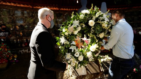 Homenaje a víctimas de la masacre de El Mozote