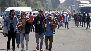 Caravana migrante podría llegar en las próximas horas a la Ciudad de México.