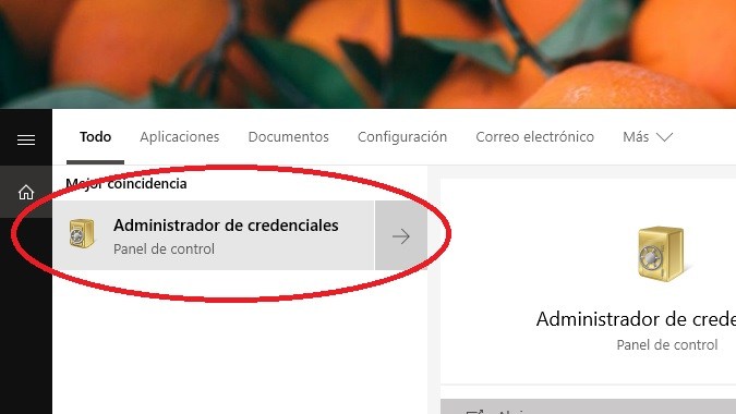Captura de un escritorio de Windows