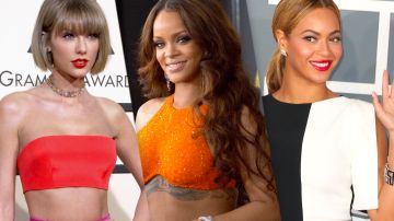 Taylor Swift, Rihanna y Beyoncé