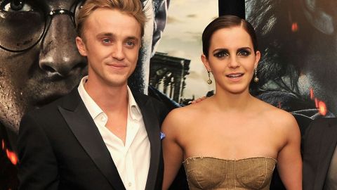 Tom Felton y Emma Watson