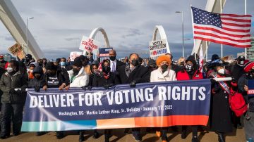 Día de Martin Luther King Jr.: marchan en Washington por derecho al voto en EE.UU.
