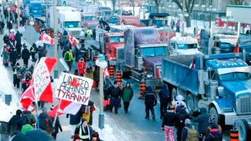 Covid: el caos en Canadá por la protesta de camioneros contra la vacuna obligatoria