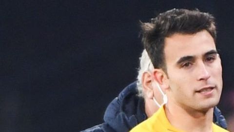 Eric García tuvo que ser sustituido en el segundo tiempo del partido contra el Granada.