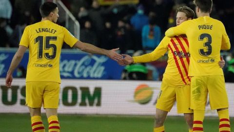 De Jong anotó el gol al minuto 87' del partido para el Barcelona.