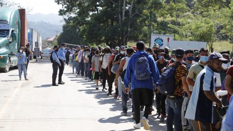 Primera caravana migrante de 2022 busca llegar a México y los Estados Unidos