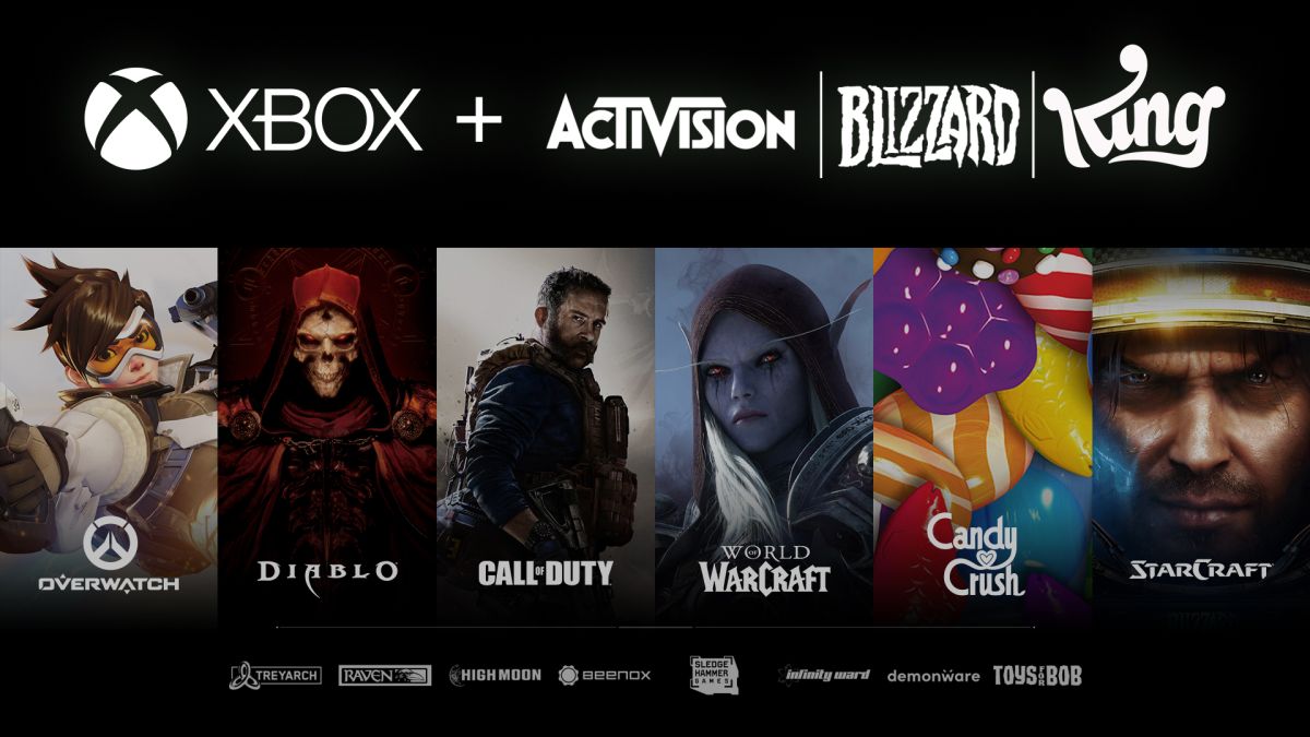 Con la compra de Activision Microsoft se convertirá en la tercera compañía de videojuegos más grande del mundo