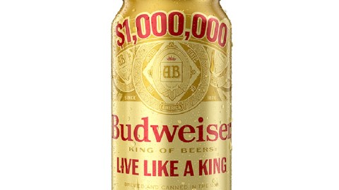 Cerveza dorada Budweiser
