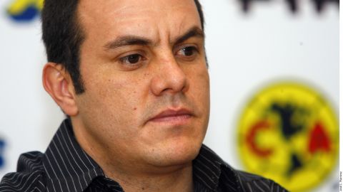 Cuauhtémoc Blanco, ex futbolista político mexicano.