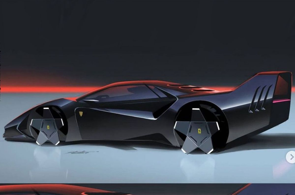Este diseñador imagina al Ferrari F40 del futuro