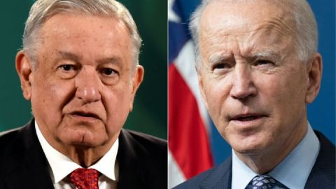 Los presidentes Andrés Manuel López Obrador y Joe Biden.