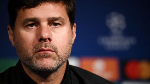 El entrenador del París Saint-Germain, Mauricio Pochettino.