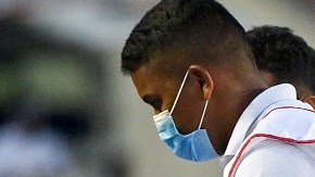 Harold Cummings salió lesionado del compromiso contra Jamaica.