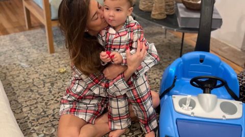 Pamela Silva junto a su hijo Ford