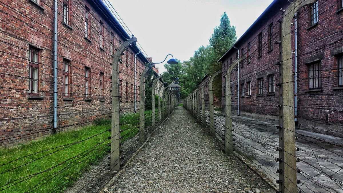 En 1944, la policía alemana irrumpió en las oficinas y los Frank, van Pels y Pfeffer fueron enviados al campo de concentración de Auschwitz en Polonia.