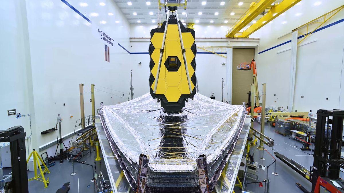 NASA Unfolds James Webb Telescope Heat Shield