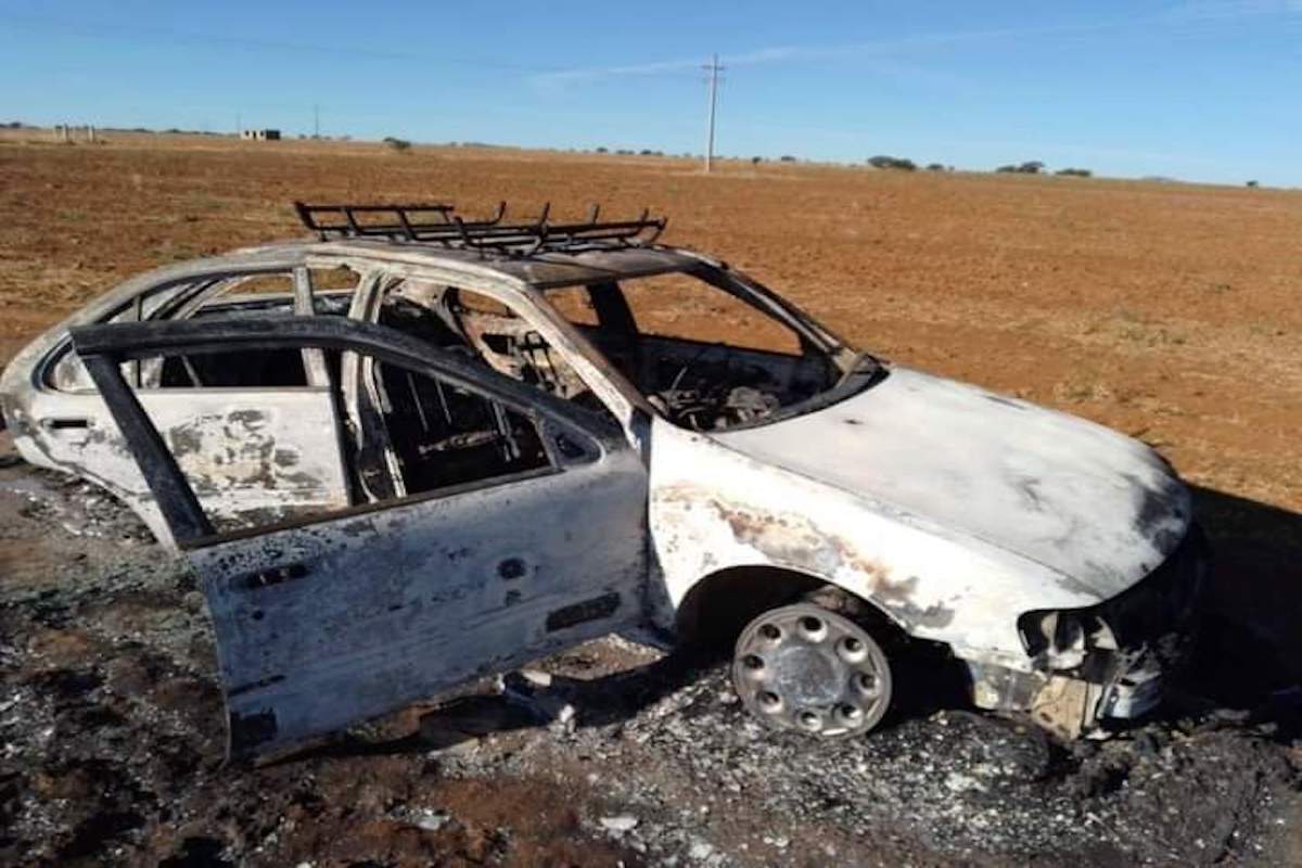 Narcos quemaron taxis en el estado de Zacatecas, en México.