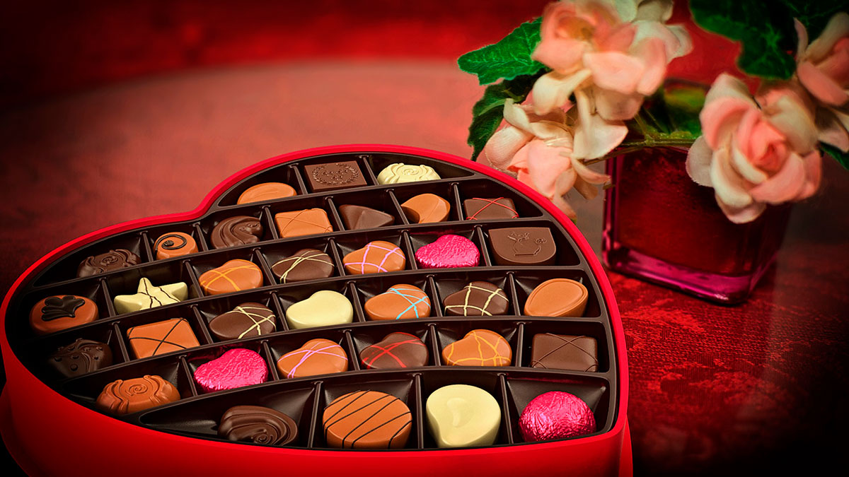 Los chocolates son un regalos clásico para el Día de San Valentín