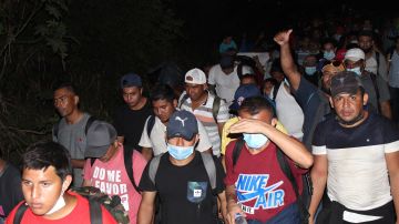 Caravana migrante en Chiapas