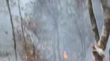 Narcos incendiaron vehículos durante enfrentamiento en el estado mexicano de Michoacán.