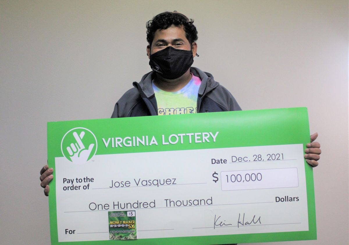 José Vásquez dijo que al ganar los primeros $100 comenzó su racha ganadora. 