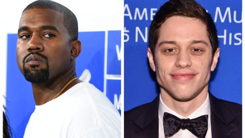 Kanye West y Pete Davidson