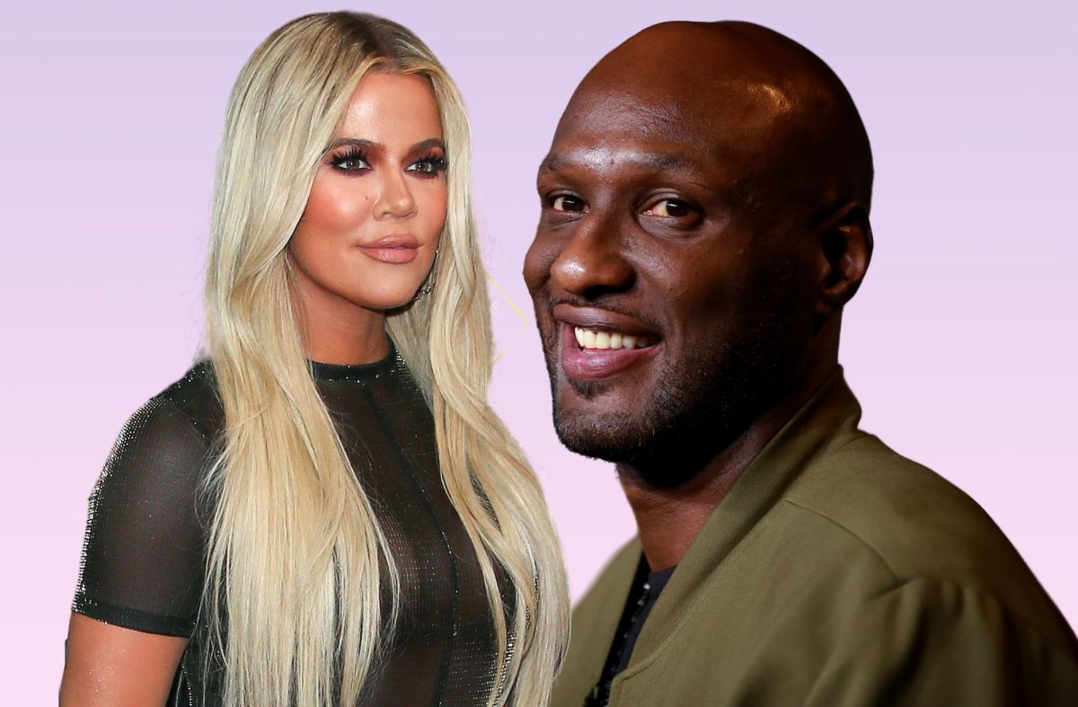 Khloé Kardashian y su ex ex esposo Lamar Odom.