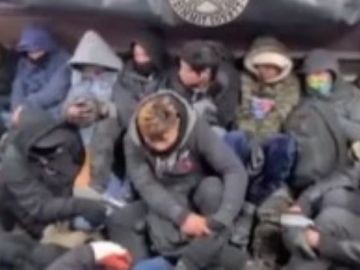 Los migrantes fueron rescatados.