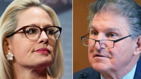 Kyrsten Sinema y Joe Manchin