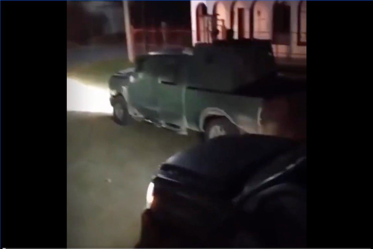 Video: This is how those of the “Vagrancy”, a shock group from the Gulf Cartel and CJNG patrol