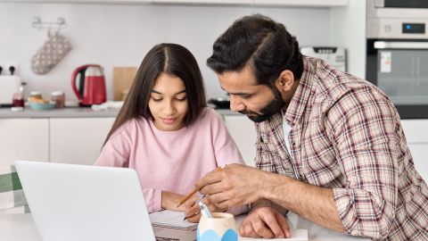 Padres de familia trabajadores