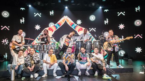 Santaferia reune a once músicos que integran toda clase de ritmos en la banda. Foto: Cortesía
