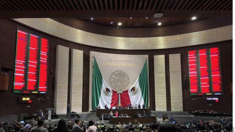 La Cámara de Diputados fue escenario de una protesta inédita.