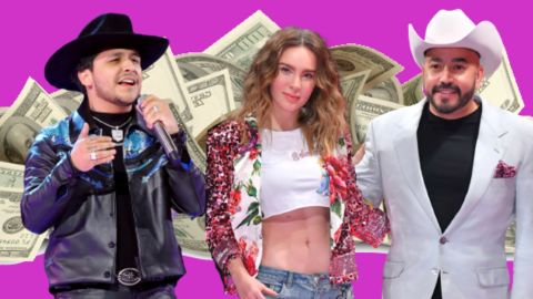 Christian Nodal, Belinda y Lupillo-Rivera | Getty Images - Mezcalent.