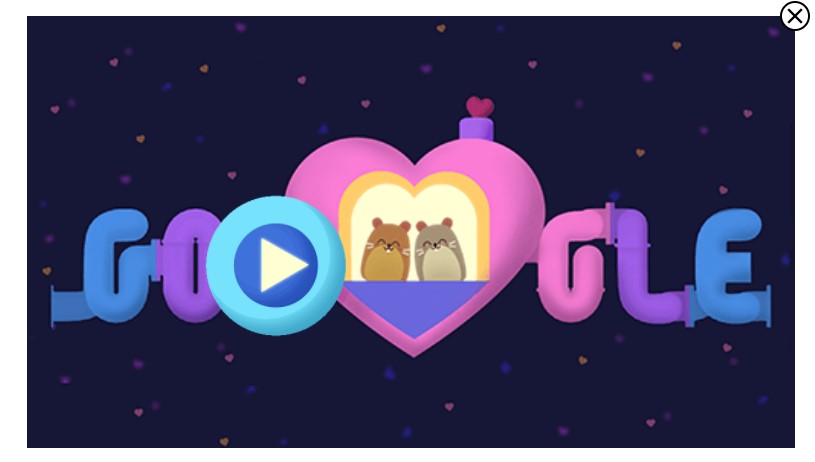 Perdiendo la paciencia con el doodle de Google de San Valentin