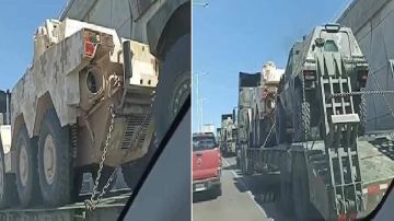 Arriban vehículos todo terreno del Ejército a Zacatecas para pelear con narcos.