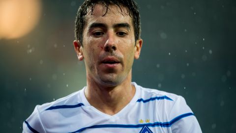 El futbolista Uruguayo Carlos de Pena estuvo atrapado en Kiev hasta este domingo.