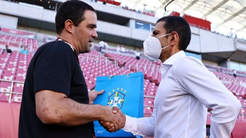 André Jardine y Jaime Lozano se enfrentaron en lo JJ.OO. de Tokio 2020.