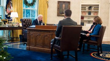 El presidente Joe Biden habló durante 51 minutos con el presidente de Ucrania.